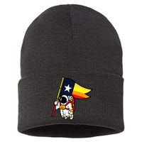 Houston Baseball Space City Astronaut Texas Flag Sustainable Knit Beanie