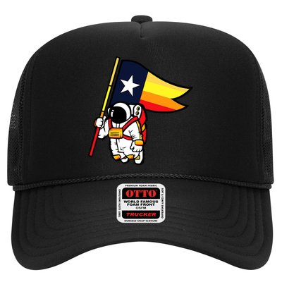 Houston Baseball Space City Astronaut Texas Flag Trucker Hat