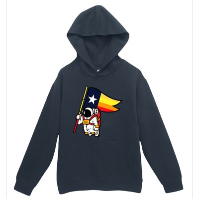 Houston Baseball Space City Astronaut Texas Flag Urban Pullover Hoodie