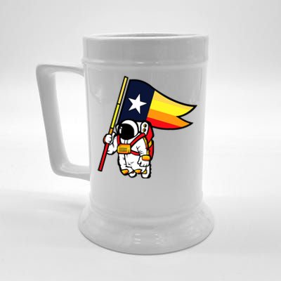 Houston Baseball Space City Astronaut Texas Flag Beer Stein