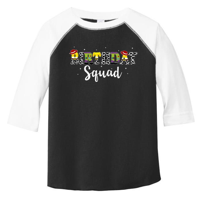 Happy Birthday Squad Story Toddler Fine Jersey T-Shirt