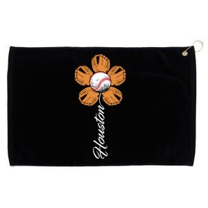 Houston Baseball Sunflower Grommeted Golf Towel