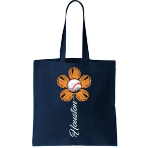 Houston Baseball Sunflower Tote Bag