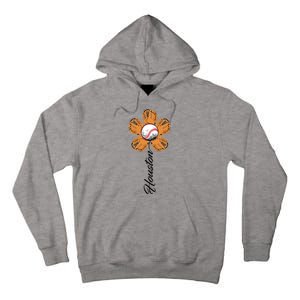 Houston Baseball Sunflower Tall Hoodie