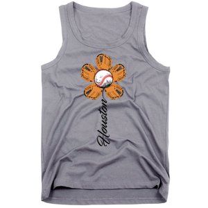 Houston Baseball Sunflower Tank Top