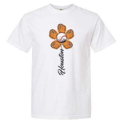 Houston Baseball Sunflower Garment-Dyed Heavyweight T-Shirt