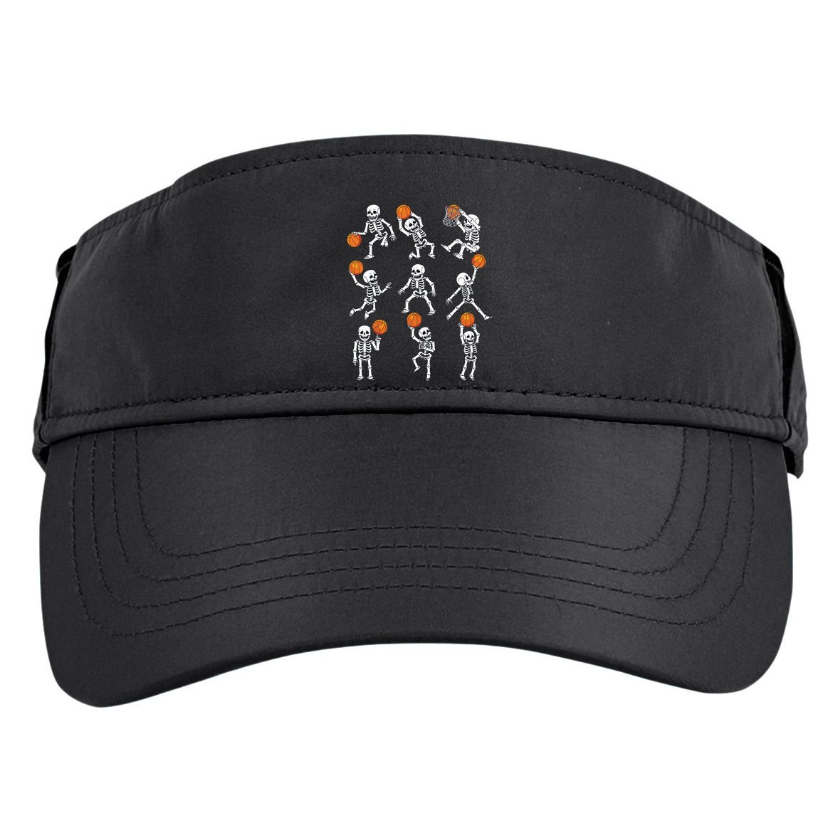 Halloween Basketball Skeletons Dunking Dribble Boy Adult Drive Performance Visor