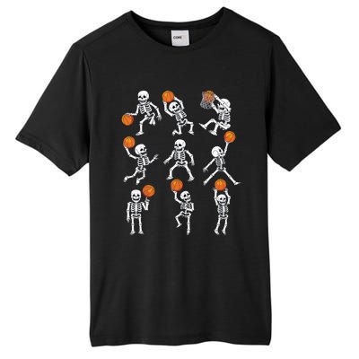 Halloween Basketball Skeletons Dunking Dribble Boy Tall Fusion ChromaSoft Performance T-Shirt