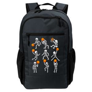 Halloween Basketball Skeletons Dunking Dribble Daily Commute Backpack