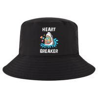 Heart Breaker Shark Funny Valentines Day Cool Comfort Performance Bucket Hat