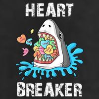 Heart Breaker Shark Funny Valentines Day Cool Comfort Performance Bucket Hat