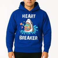 Heart Breaker Shark Funny Valentines Day Hoodie