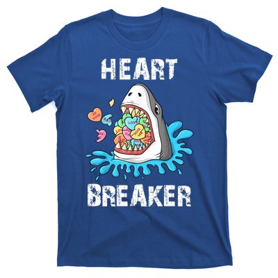 Heart Breaker Shark Funny Valentines Day T-Shirt