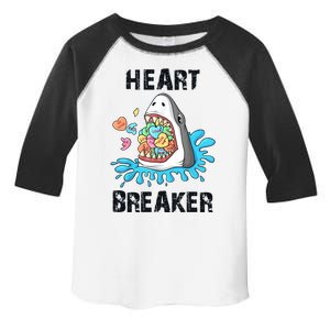 Heart Breaker Shark Funny Valentines Day Toddler Fine Jersey T-Shirt