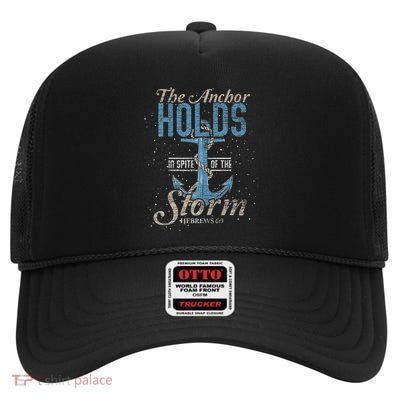Holy Bible Spiritual Christian Gift Idea Bible Verse Prayer High Crown Mesh Back Trucker Hat