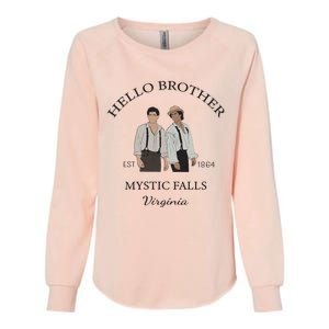 Hello Brother Salvatore Brothers Est 1864 Womens California Wash Sweatshirt