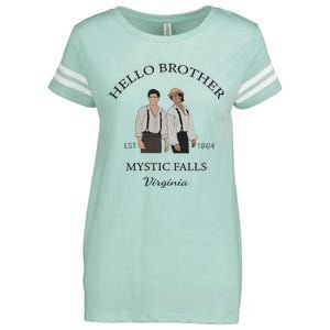 Hello Brother Salvatore Brothers Est 1864 Enza Ladies Jersey Football T-Shirt