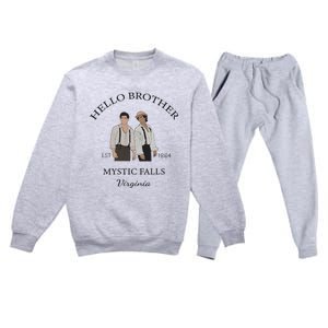 Hello Brother Salvatore Brothers Est 1864 Premium Crewneck Sweatsuit Set