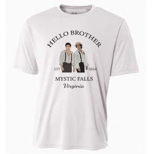 Hello Brother Salvatore Brothers Est 1864 Cooling Performance Crew T-Shirt