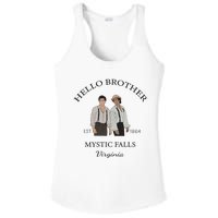 Hello Brother Salvatore Brothers Est 1864 Ladies PosiCharge Competitor Racerback Tank