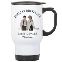 Hello Brother Salvatore Brothers Est 1864 Stainless Steel Travel Mug