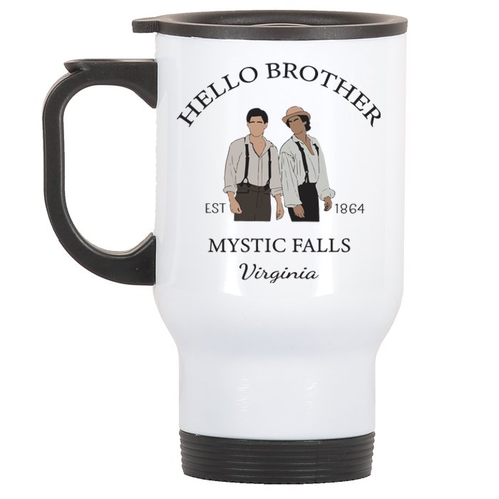 Hello Brother Salvatore Brothers Est 1864 Stainless Steel Travel Mug