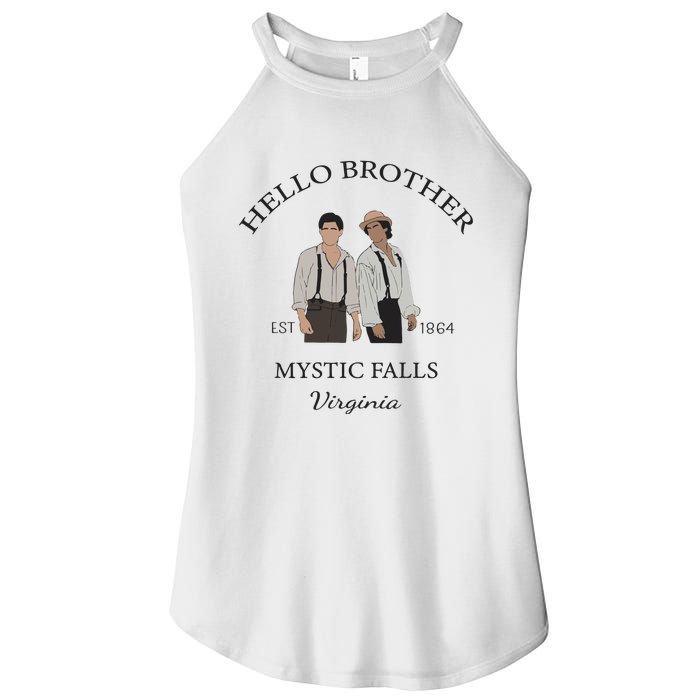 Hello Brother Salvatore Brothers Est 1864 Women's Perfect Tri Rocker Tank