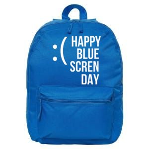 Happy Blue Screen Day 16 in Basic Backpack