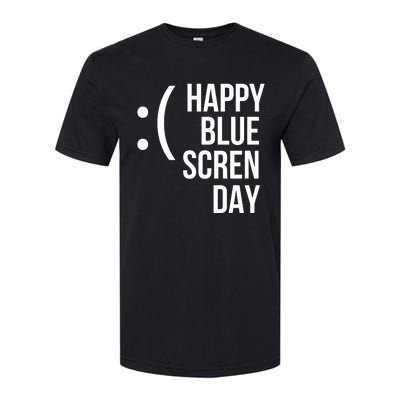 Happy Blue Screen Day Softstyle CVC T-Shirt