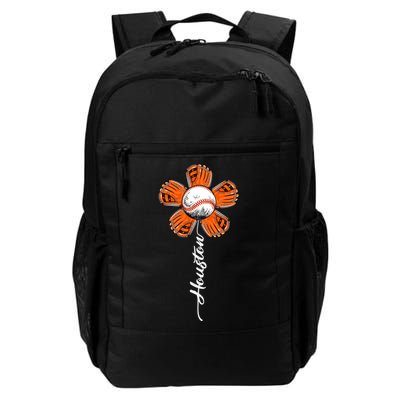 Houston Baseball Souvenir Colorful Flower Tee I Love Houston Women Backpack