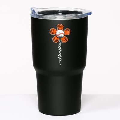 Houston Baseball Souvenir Colorful Flower Tee I Love Houston Women Tumbler