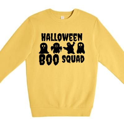 Halloween Boo Squad Funny Halloween Costume Gift Premium Crewneck Sweatshirt