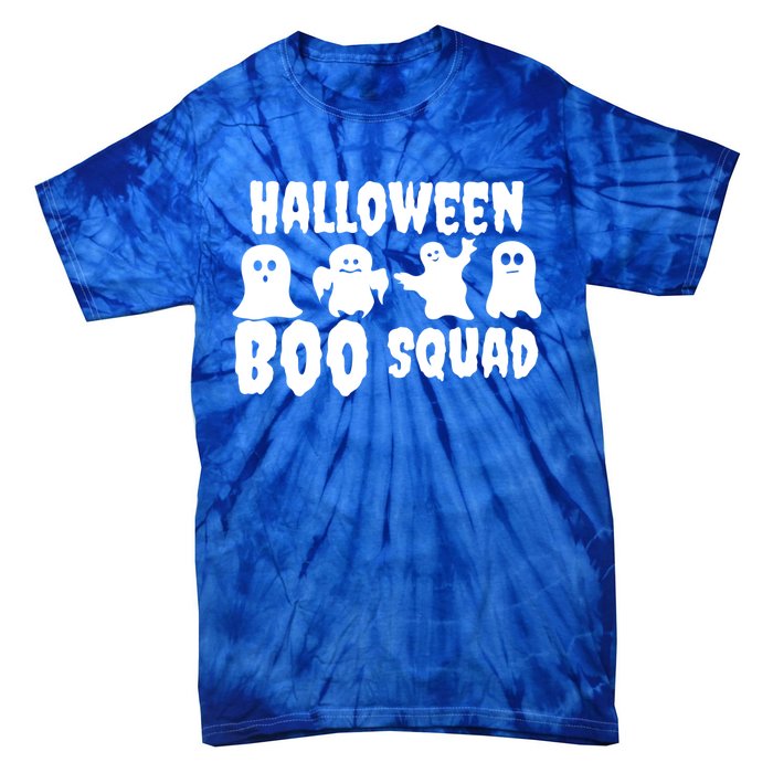 Halloween Boo Squad Funny Halloween Costume Gift Tie-Dye T-Shirt