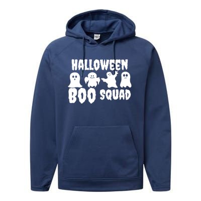 Halloween Boo Squad Funny Halloween Costume Gift Performance Fleece Hoodie