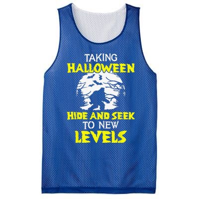 Halloween Bigfoot Sasquatch Spooky Pumpkin Mesh Reversible Basketball Jersey Tank