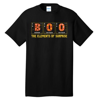 Halloween Boo School Chemistry Nerd Physics Pumpkin Gift Tall T-Shirt