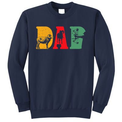 Hunting Bighorn Sheep DAD Retro Art Hunter Sweatshirt