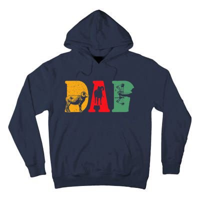 Hunting Bighorn Sheep DAD Retro Art Hunter Tall Hoodie