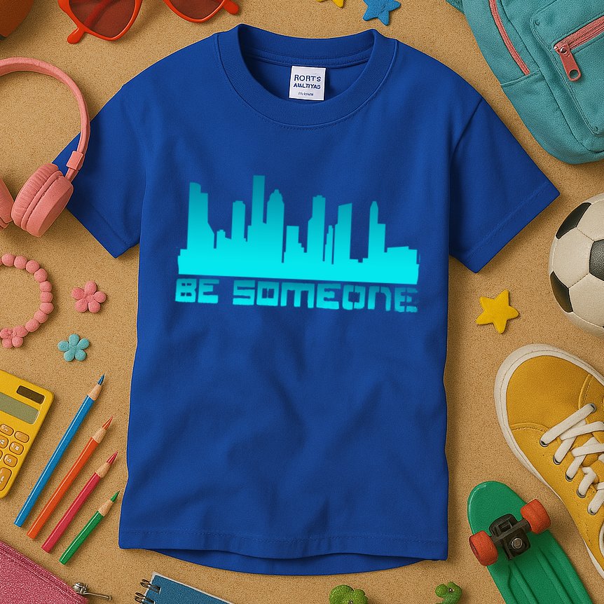 Houston Be Someone Bridge Houston Skyline Hgifttown Be Someone Gift Kids T-Shirt