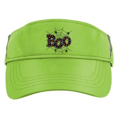 Halloween Boo Spider Web Spooky Season Adult Drive Performance Visor