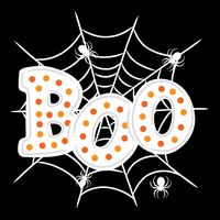 Halloween Boo Spider Web Spooky Season Sustainable Bucket Hat