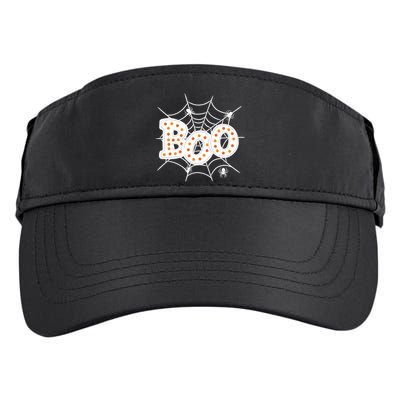 Halloween Boo Spider Web Spooky Season Adult Drive Performance Visor