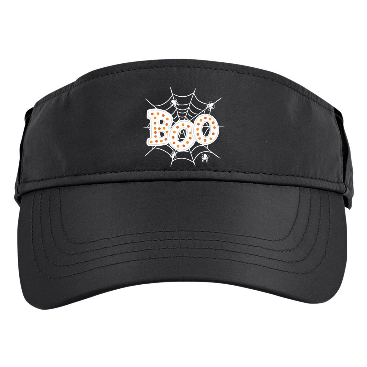 Halloween Boo Spider Web Spooky Season Adult Drive Performance Visor