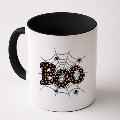 Halloween Boo Spider Web Spooky Season Mug