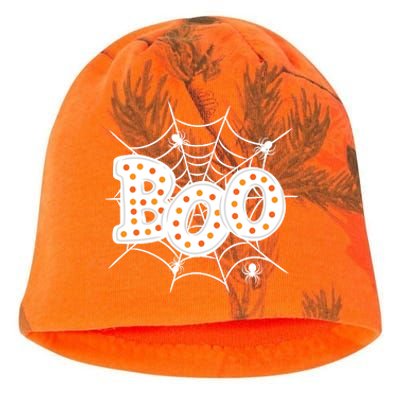 Halloween Boo Spider Web Spooky Season Kati - Camo Knit Beanie