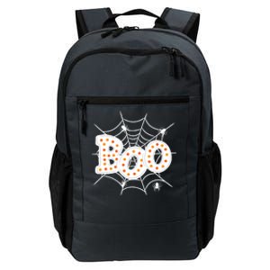 Halloween Boo Spider Web Spooky Season Daily Commute Backpack