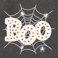 Halloween Boo Spider Web Spooky Season Vector Backpack
