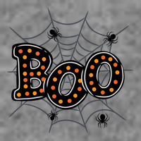 Halloween Boo Spider Web Spooky Season Long Sleeve Shirt