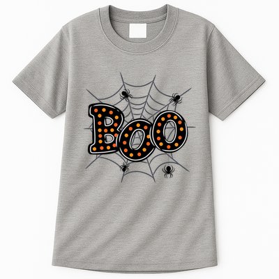 Halloween Boo Spider Web Spooky Season Tall T-Shirt