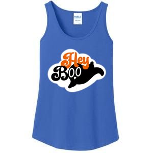 Hey Boo Spooky Halloween Funny Gift Ladies Essential Tank